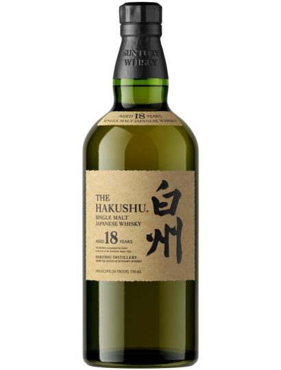 Hakushu 18 Year Old Single Malt Japanese Whisky 750 ml