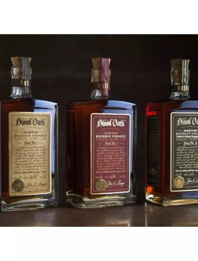 Blood Oath Trilogy Set Pact No. 1-2-3 Kentucky Straight Bourbon Whiskey
