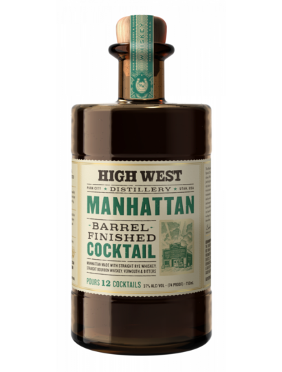 High West Manhattan Barrel Finished Cocktail 375ml