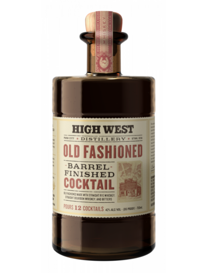 High West Old Fashioned Barrel Finished Cocktail